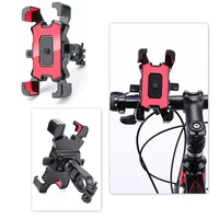 2PCS 360° Rotatable & Adjustable Bike/Motorcycle Phone Mount - Shockproof, Anti-Slip Holder For phone, - Durable Abs Material - Image 4