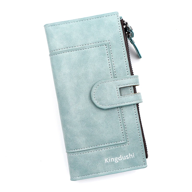 Modische neue lange Damenbrieftasche, europäische und amerikanische Mode-Handytasche, PU-Leder-Multi-Karten-Tragetasche_voghion.com