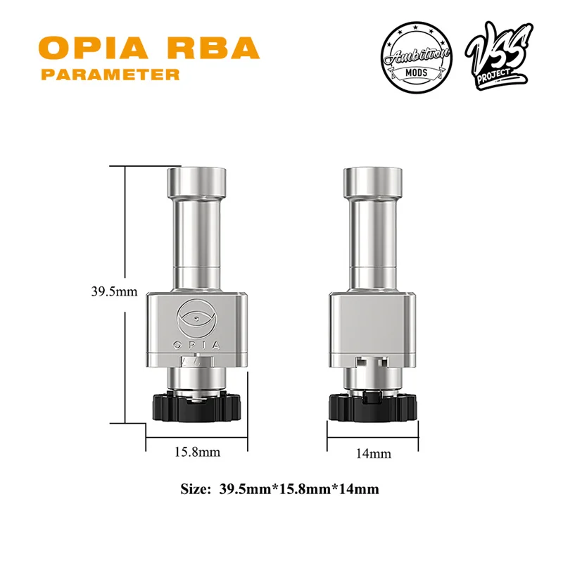 Ehrgeiz Mods Opia RBA Vapeshell Atomizone der Für BB Billet Box 