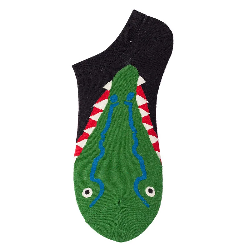 Colorful Cotton Novelty Socks - Funny Avocado and Animal Prints
