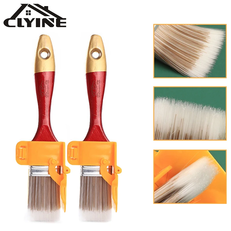 Latex Paint Trimming Color Separator Interior Detai Wall Roof Paint Brush Angle Closing Edge Imitation Wool Roller Brush Tool wool painting brushes gouache watercolor drawing flat head brush aquarelle row brushes background oil painting wall paint brush