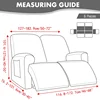 1/2//3 Seater Recliner Sofa Cover Jacquard Solid Color Stretch Couch Coushion Lazy Boy Relax Sofa Slipcover for Living Room Home 3