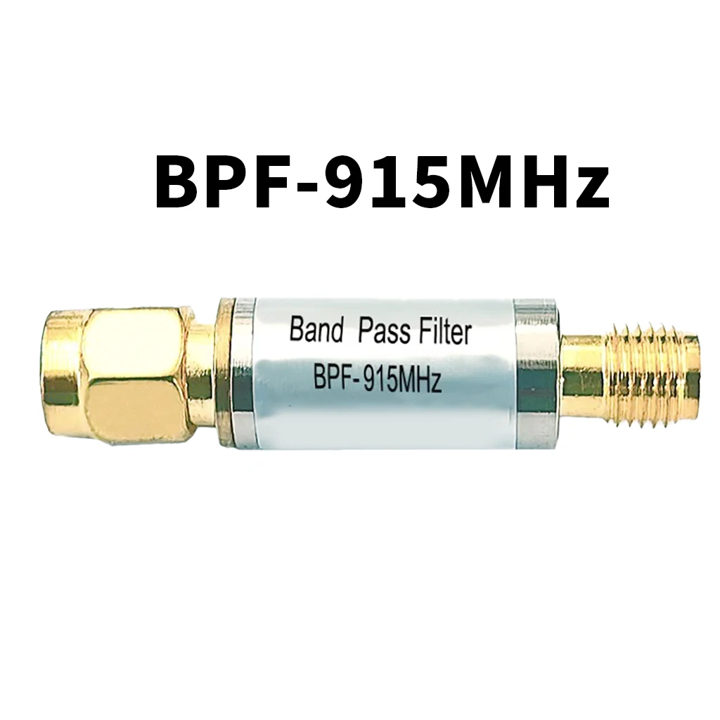 

Mini Type LC Low Pass Filter LPF 1200MHz Sound Meter Filter Graphic Band Pass Filter BPF 868MHz/915MHz/433MHz with SMA Connector