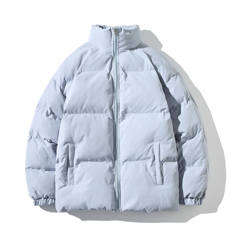 

Streetwear Oversize Stand Collar Warm Women's Winter Jacket Solid Color Parka Fashion Casual Winter Coats for Woman Winter New