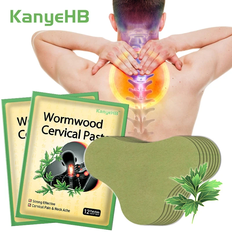 Neck Moxibustion Patch Mugwort Heat Patches For Neck Shoulder Back Waist Hand Hot Assistive Care Patch