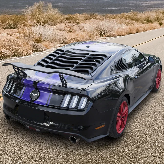 AOSK Feritoie Laterali Per Mustang Mach-E - Nero Lucido ABS, Stile Sportivo - Foto 11