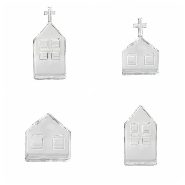 Vintage Flower Vase Mini Glass Vase Wedding Party Transparent Hydroponics Plant Flower Vases Desktop Ornaments Home Decoration