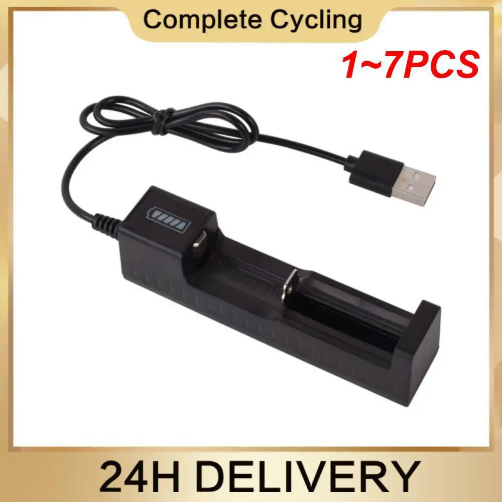 Lithium Battery Charger Dock Station Cradle Intelligent Ic Control Output 4.2v/500ma 1~7PCS