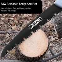 AIRAJ Folding Saw Woodworking Folding hacksaw Multifunction Cutting Wood Sharp Camping Garden Prunch Saw Tree Chopper Knife Hand 2