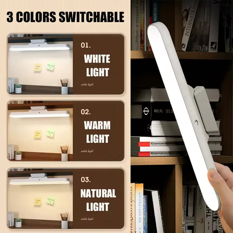 Led Light Led Reading Light Magnetic Suction Lamp LED Makeup Lamp Table Light Magnetic Mirror Light USB Rechargeable Modern LED Desk Lamp Studying Working Energy Efficient Ligh