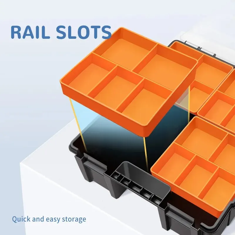 Plastic Tool Box Hardware Storage Multifunctional Multi Size Large Capacity Thickened Durable Classifiable