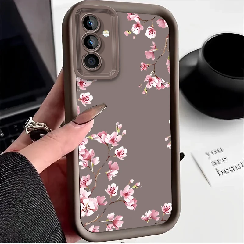 Floral Design Phone Back Cover Case