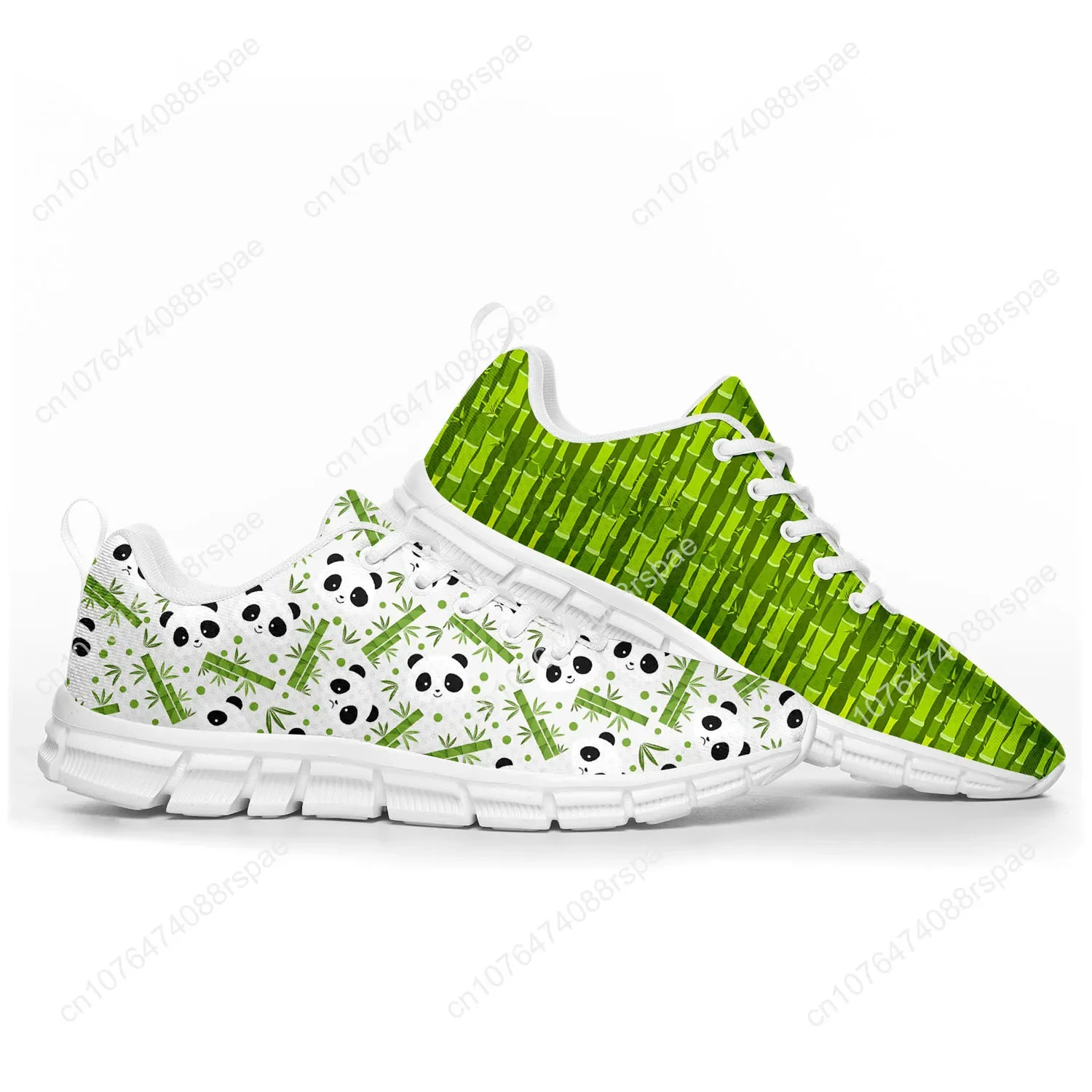 Panda Pattern Sports Shoes Mens Womens Teenager Kids Children Customized Sneakers Casual Tailor-Made High Quality Couple Shoe