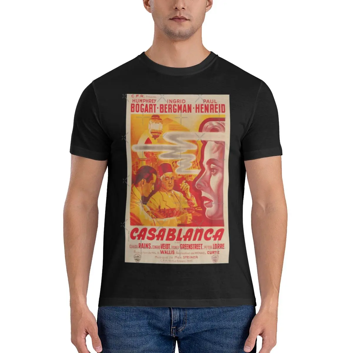 希少 70s USA製 Casablanca Vintage Movie Tee 【公式通販】 希少 70s USA製 Casablanca Vintage Movie Tee 【公式通販】