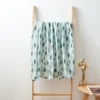 HappyFlute Fashion Print One Piece 120*110cm Soft Bamboo Cotton Baby Wrap Travel Newborn Multi-function Swaddle Sleeping Blanket 3