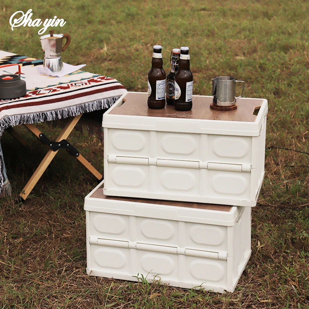 Hand-Held Draw-Out Folding Storage Box For Outdoor Camping Vehicle Use Large-Capacity Toy Storage Box 1PC storage box