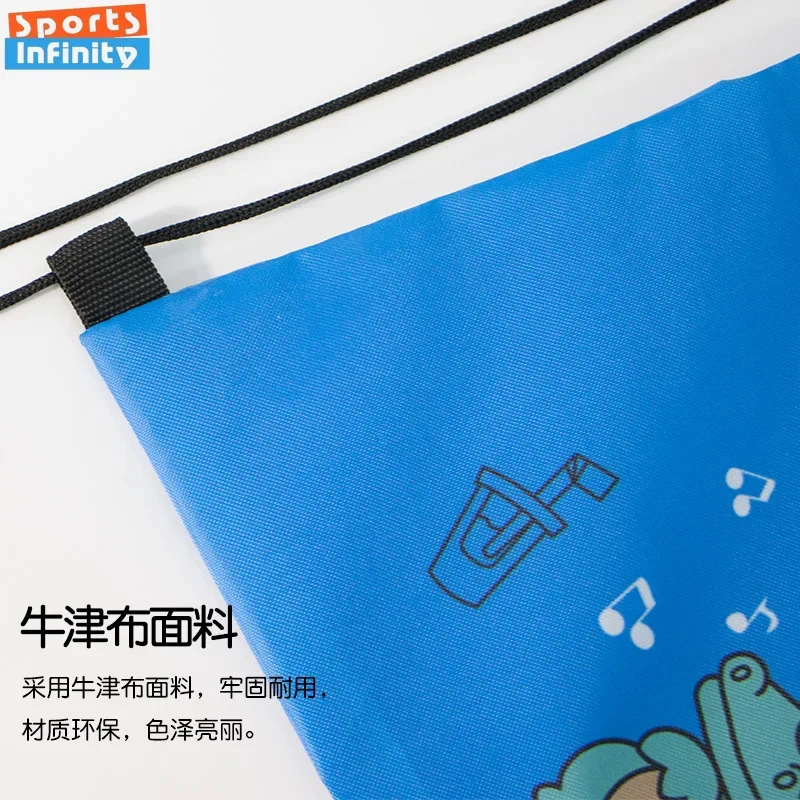 Children's Swimming Bag Waterproof Fashion Cartoon Printed Beach Bag Girls and Boys Oxford Cloth Backpack Gym Bag Sports Bags 3