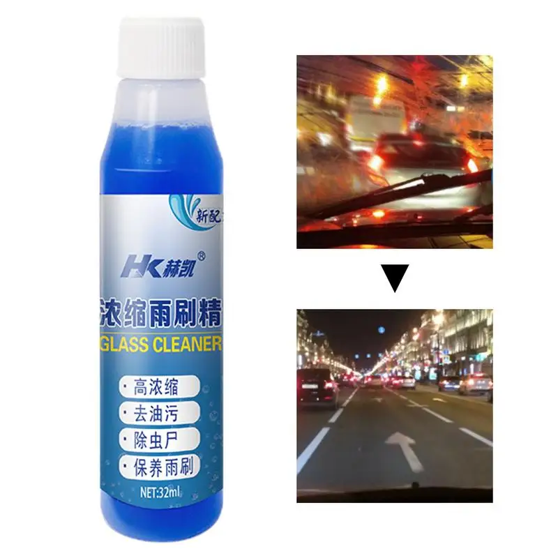 

Car Glass Cleaner Car Window Cleaner Windshield Cleaning Spray 32ml All Purpose Glass And Window Cleaner Windshield Oil Film