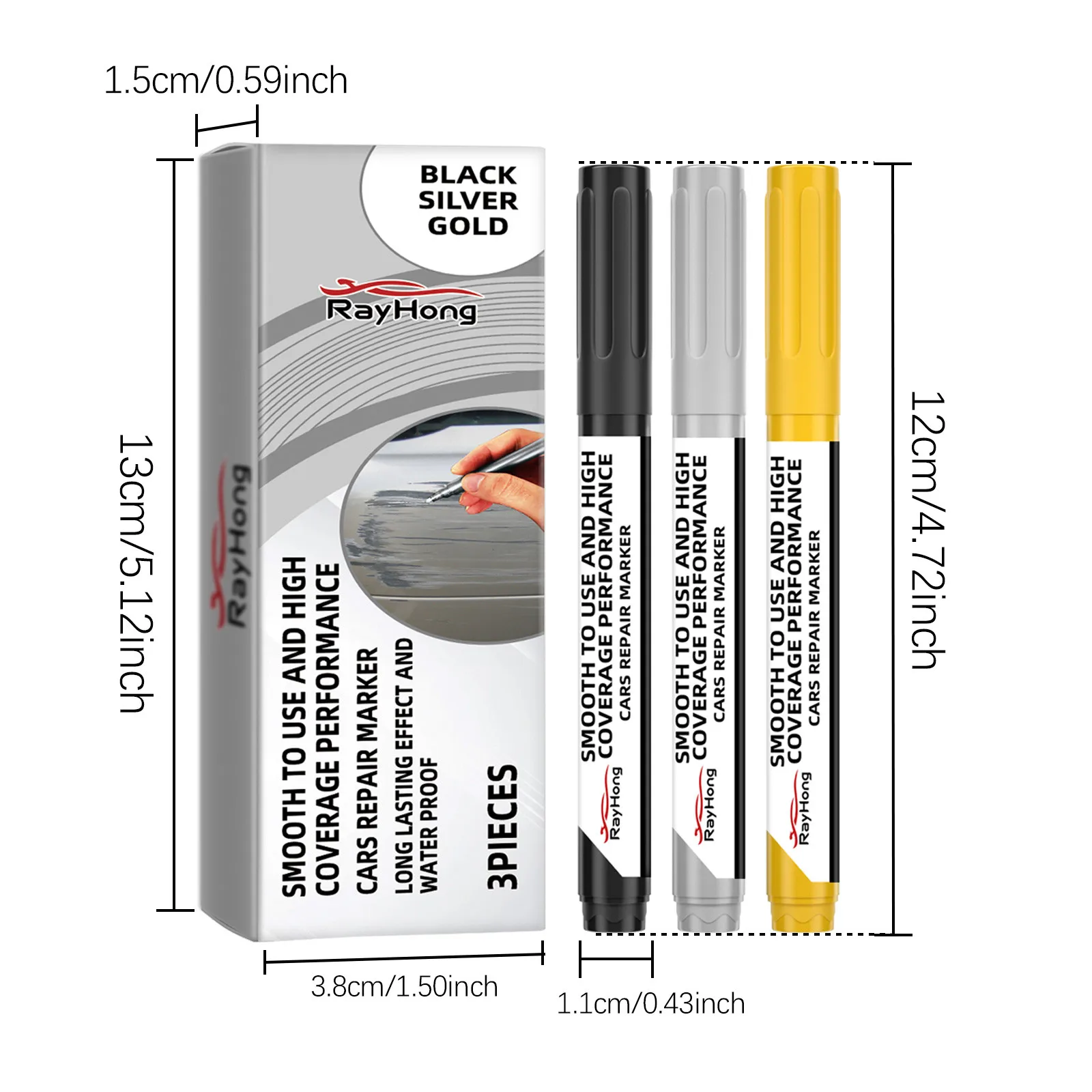 Car Paint Scratch Repairs Pen Quick Car Color Restoration Repairs Pen Convenient Paint 4.5ml