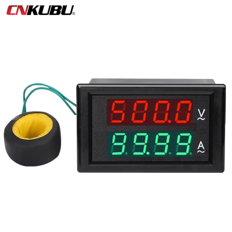 Dl85-2042T Ac 0-500V100A Misuratore Di Tensione E Corrente Display Digitale Doppio Display Testa Di Guage Digitale A 4 Cifre Alta Precisione