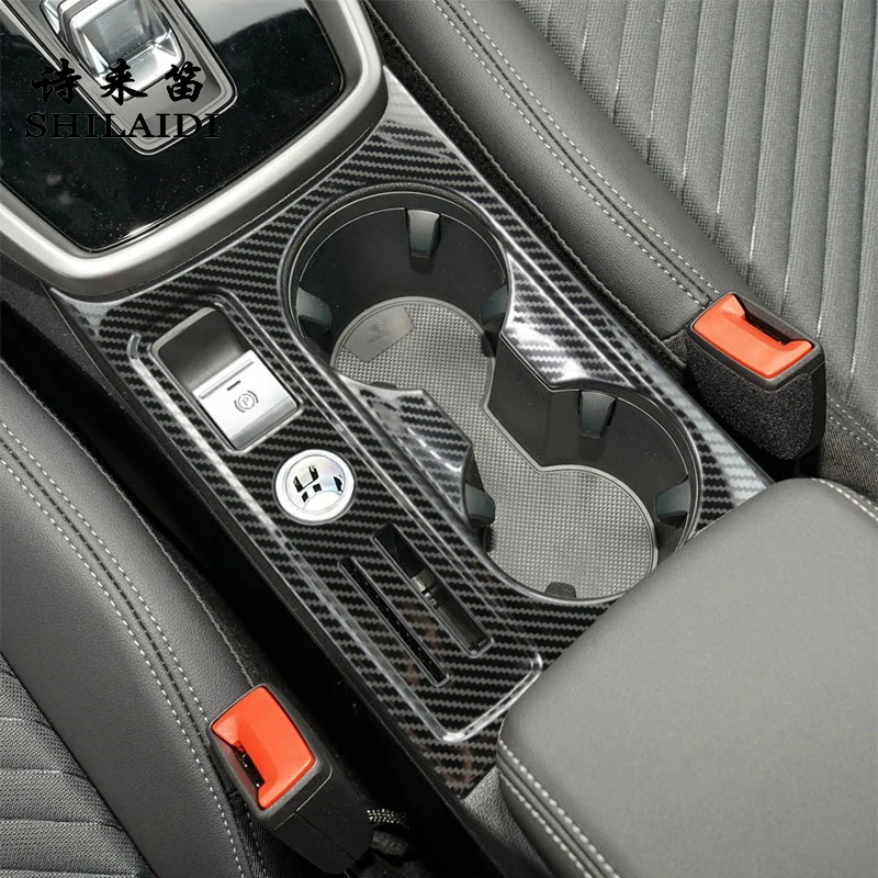 

Автомобильная пепельница из углеродного волокна для стакана с водой, рамка, электронный ручной тормоз, наклейка на крышку для Audi A3 8Y 2021-2023, автомобильные аксессуары