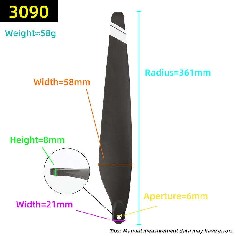 3090 Carbon Nylon Propeller For Hobbywing X8 Motor 30 Inch Folding Drone Propellers Blades Agriculture Drone Accessories drone propeller drone propellers drone propeller blades propeller replacement parts