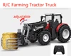 1/24  Remote Control Tractor Trailer 2.4G RC Tractor Simulated Engineering Construction Truck Model Toys Farming Machine 2