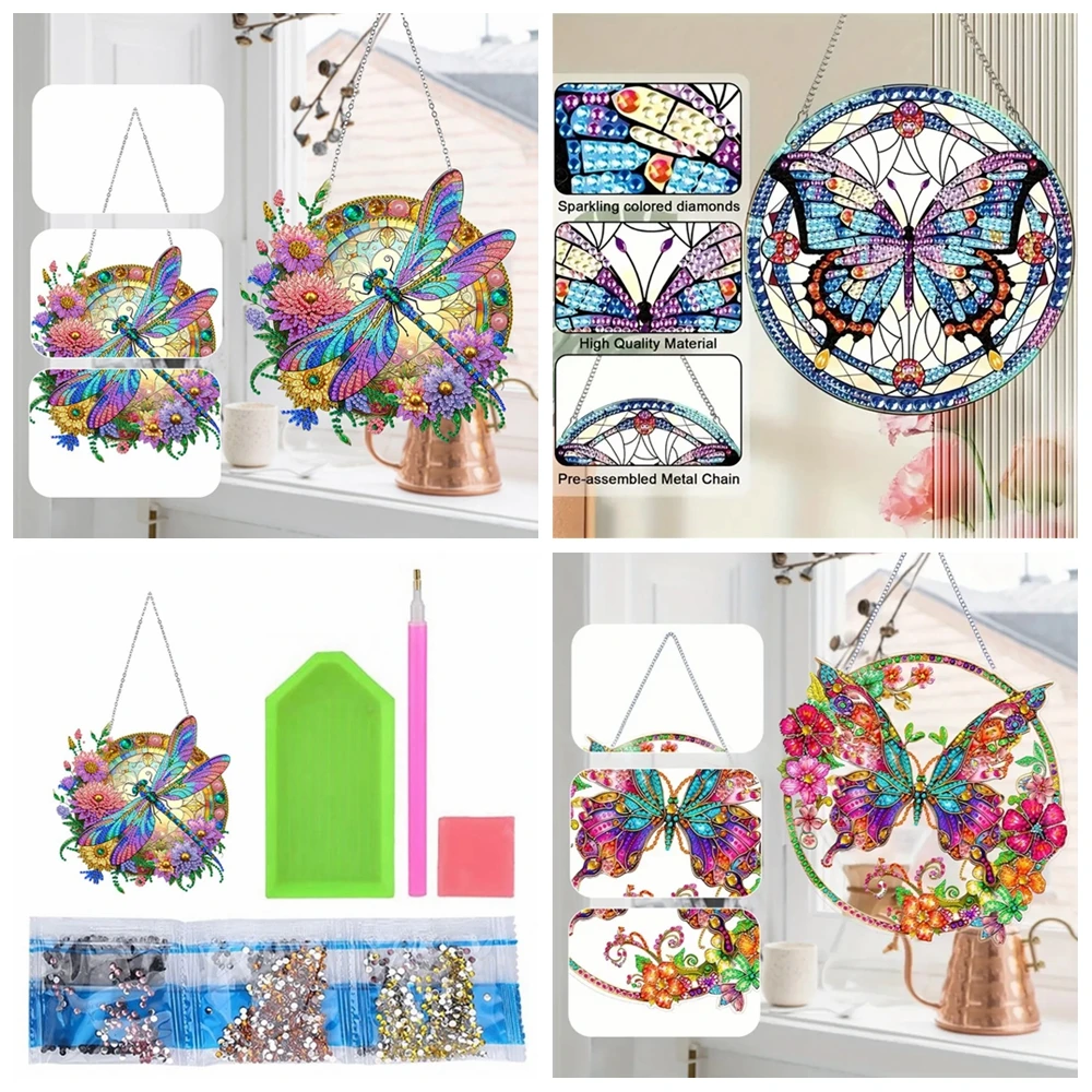 Butterfly Diamond Painting Door Hanging 4
