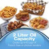 Electric Deep Fryer, Cool Touch Sides Easy to Clean Nonstick Basket, 8 Cups / 2 Liters Oil Capacity, Black,Cool-touch sides 4