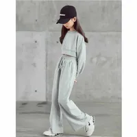 Mädchen Set, langarm Pullover & Hose – Bild 5