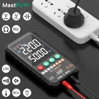 MASTFUYI 6000 Counts Digital Multimeter Ture RMS AC DC NCV Transistor Duty Multimetro Capacitor Temperature Voltage Smart Meter 2