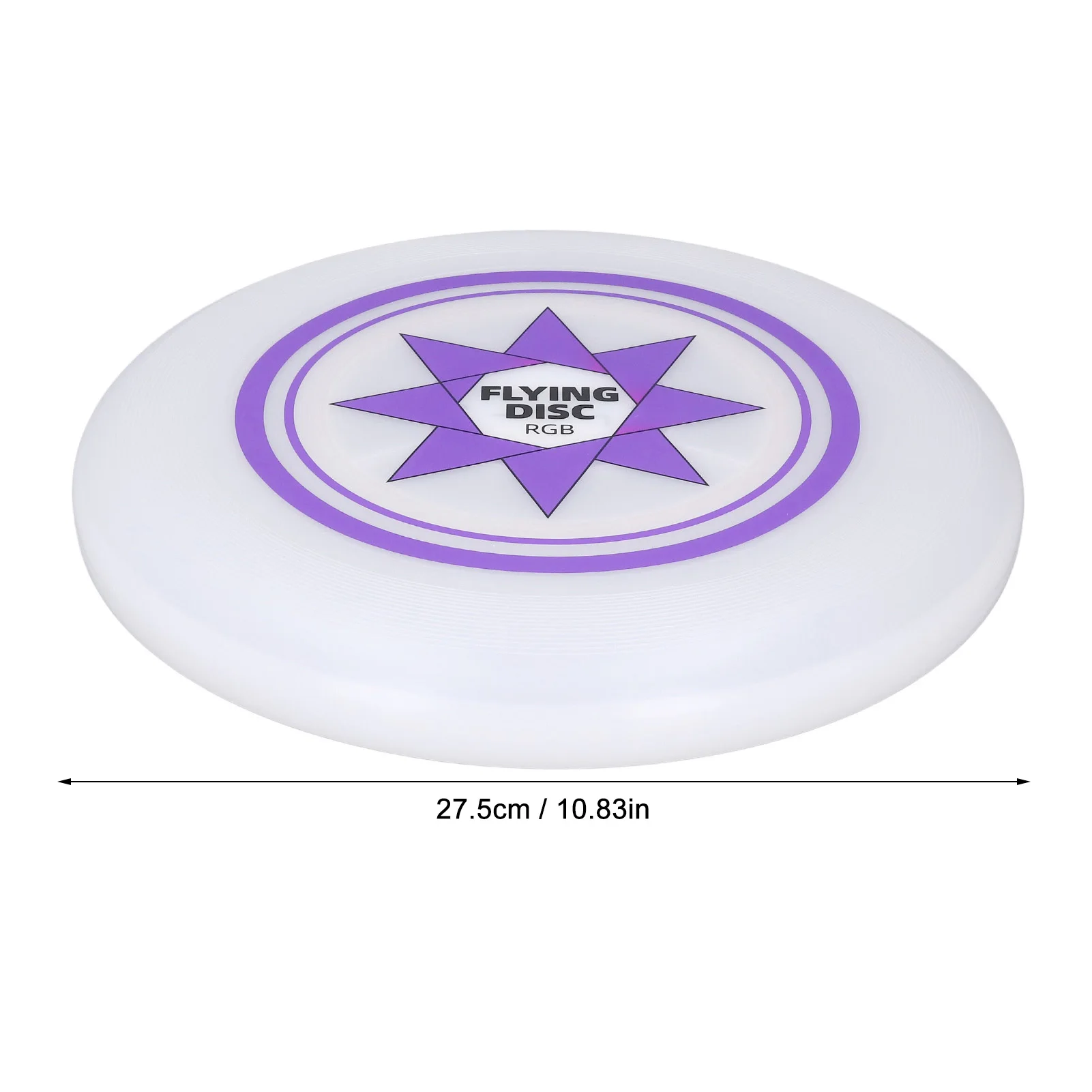 Flying Disc RGB LED Stepless Dimmable Timing 8 Dazzling Color Single Color Modes for Outdoor Playing