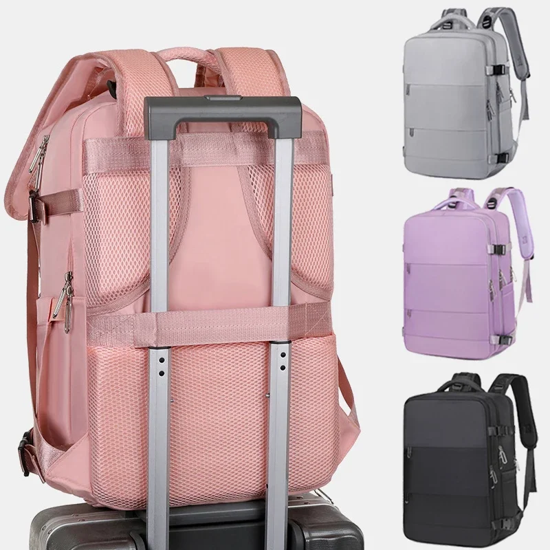 Mummy Bag Nappy Backpack Large Capacity Multifunction Cabin Bag with Shoe Storage Multilayer Separation Waterproof Diaper Bags 6