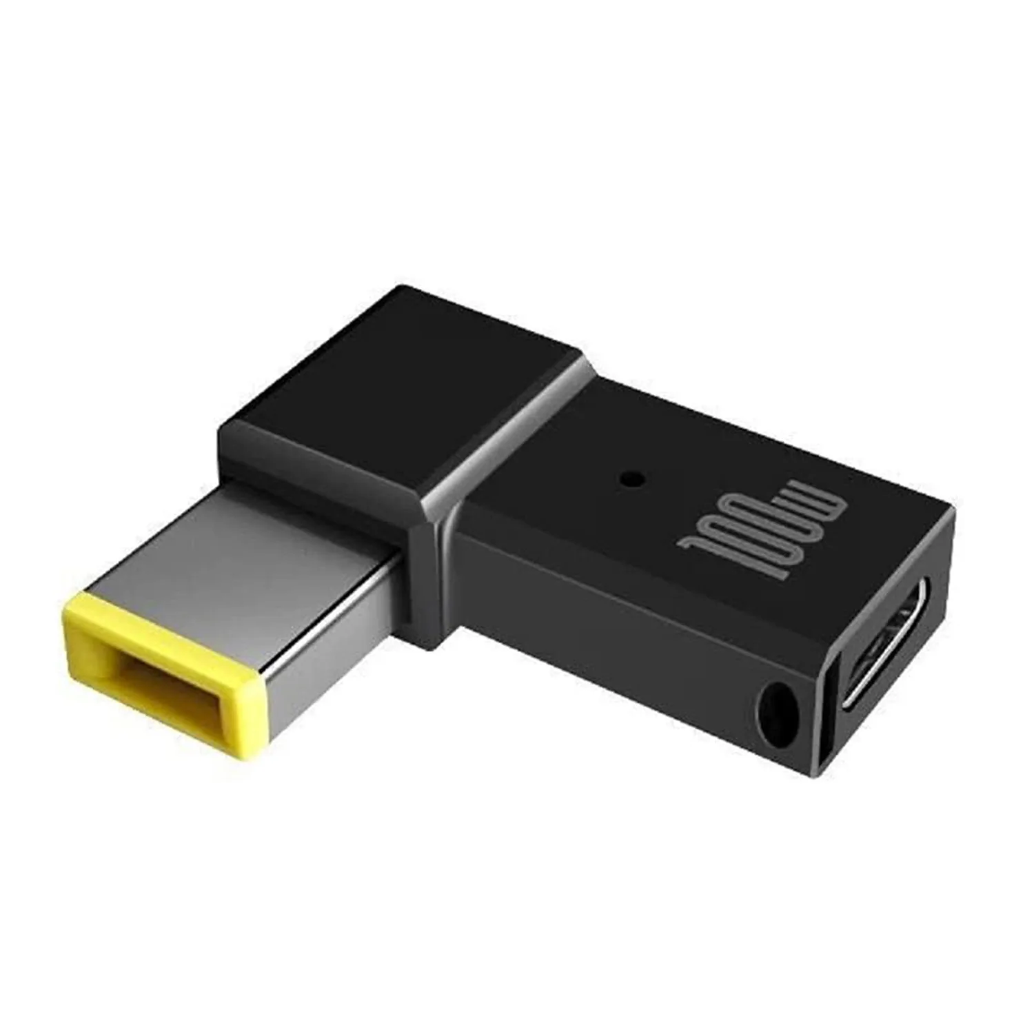USB-C Female Input to Slim Tip Rectangle Power PD Charge Converter for Thinkpad Series E440 E450 E550 E560 T430 T440 T440S X250