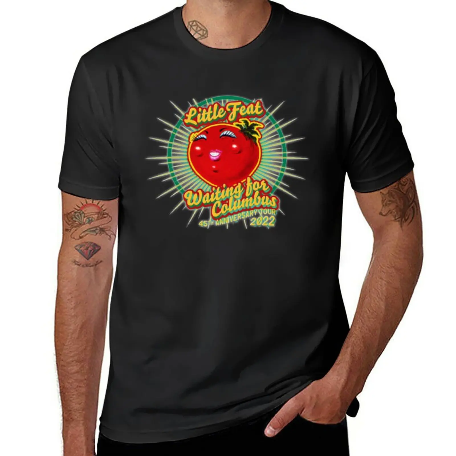 

New LITTLE FEAT 45TH ANNIVERSARY TOUR T-Shirt animal print shirt for boys kawaii clothes oversized t shirt men