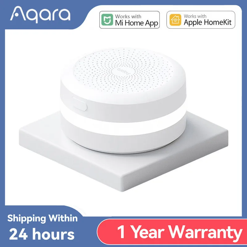 Aqara – Hub intelligent M1S Gateway sans fil, Zigbee 3.0, wi-fi, RGB LED,  veilleuse, haut-parleur, télécommande, application Mi home Homekit -  AliExpress