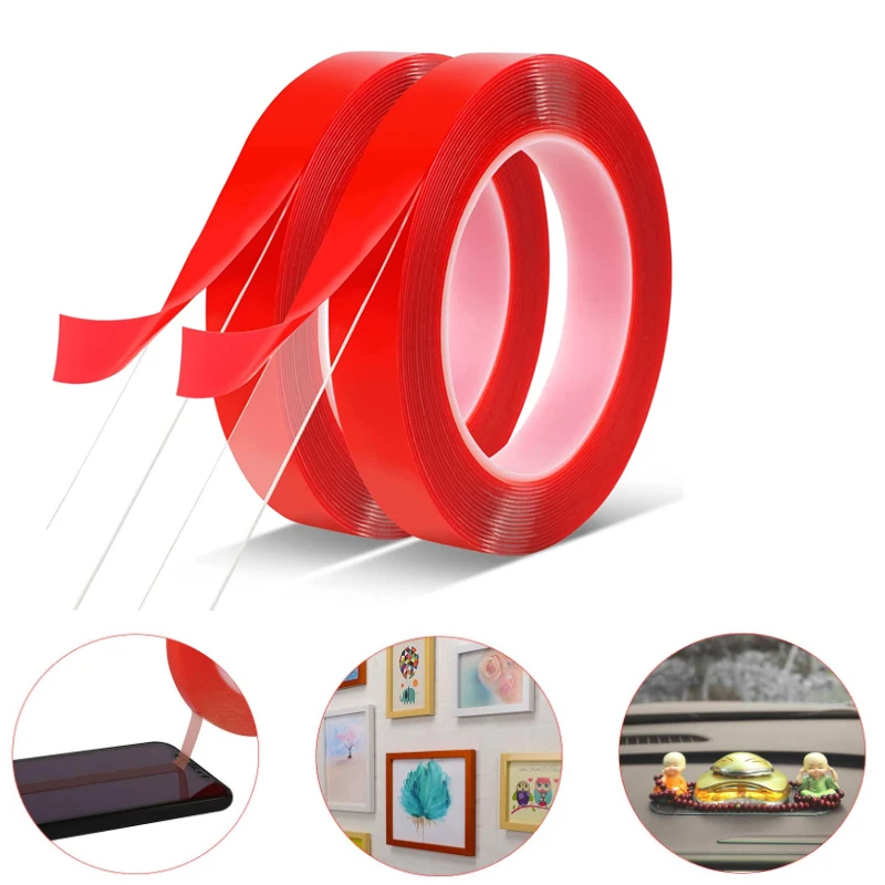 SOOKWANG Double Sided Adhesive Tape Scor-tape 10mm X 25m 3pcs Made In Korea - Foto 3