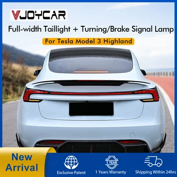 Full-Width Rear LED Taillight for Tesla Model 3 Highland – VJOYCAR Brake & Signal Light Assembly