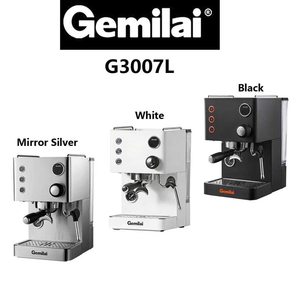 Gemilai G3007L セミオートマチックエスプレッソマシンでコーヒーの