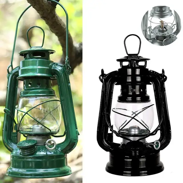 Vintage Camping Kerosene Lamp 1
