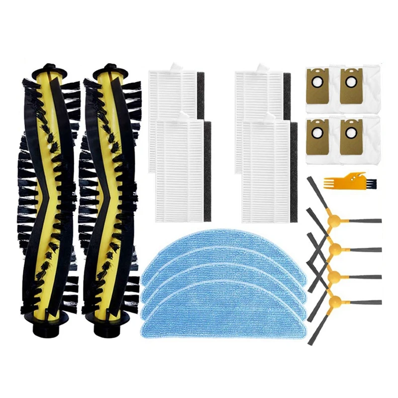 

1 Set Main Brush Side Brush Hepa Filter Mop Pad For NEATSVOR S600 Robot Vacuum Cleaner Spare Parts