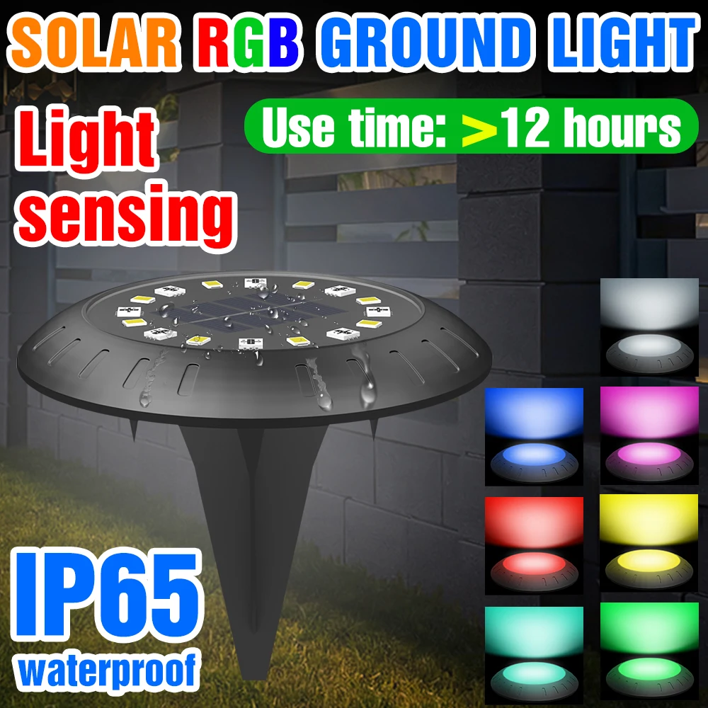 

LED Lawn Lamps IP65 Solar Light Outdoor Spotlight Garden Bulb Waterproof Led Lights Underground Lamp Gazebo Solar Led Reflector