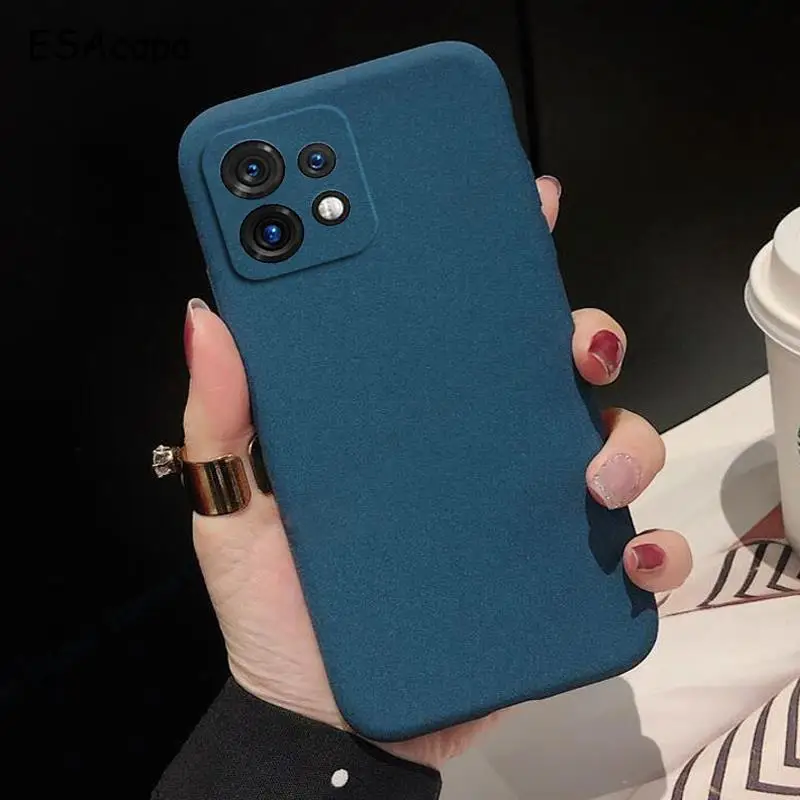 Ultra-Thin Sandstone Matte TPU Shockproof Phone Case