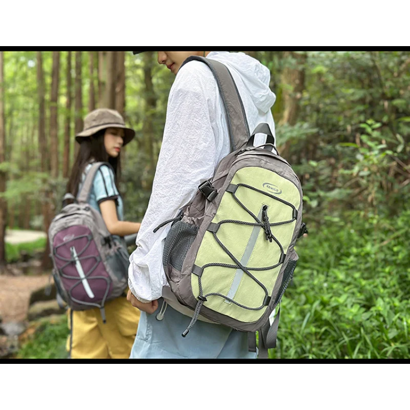 Outdoor hiking backpack, large capacity waterproof backpack, unisex with computer compartment, travel camping backpack