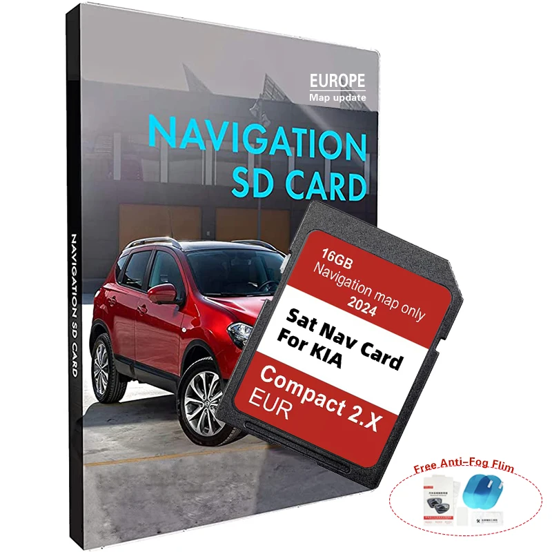 

GPS SD Card Sat Navi 16GB Navigation GEN2 for KIA Compact 2.X Venga/Ceed/Sportage/Rio/Picanto/Optima/Sorento EU Turkey Maps