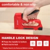 EZARC Hand Staple Gun Kit for Woodworking with 1000 Staples and Staple Remover, Light Duty Stapler and Nail Gun for DIY Crafts 5