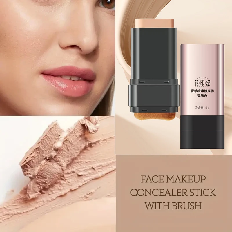 2 In 1 Matte Eraser Foundation Cream Stick Multi-use Full Coverage Waterproof Oil-control Face Base Makeup Flawless Cosmetics 3