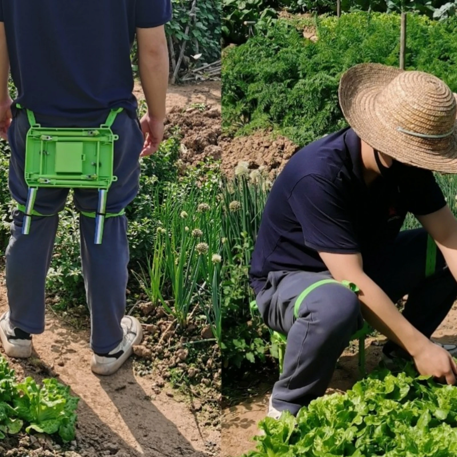 Outdoor furniture multi-functional folding portable stool farm work gardening welding work special stool foot