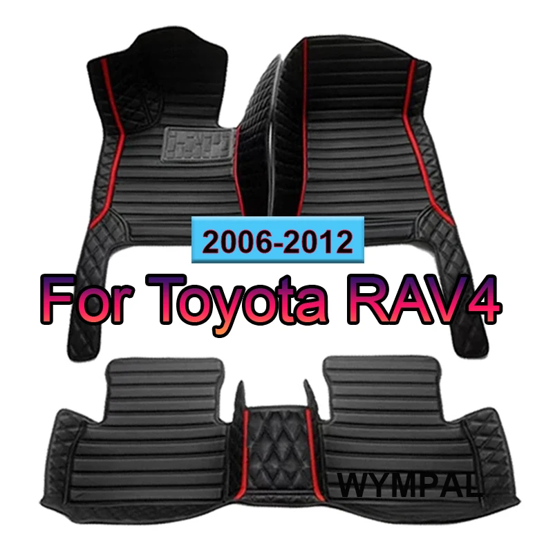 

Автомобильные коврики для Toyota RAV4 Vanguard XA30 2006 ~ 2012, автомобильные прочные коврики, роскошный кожаный коврик, коврик для защиты от грязи, автомобильные аксессуары