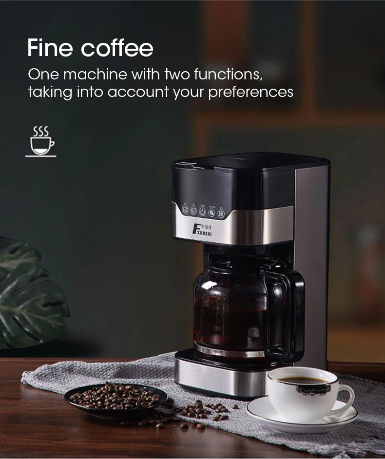 800w Coffee Maker Machine Home 